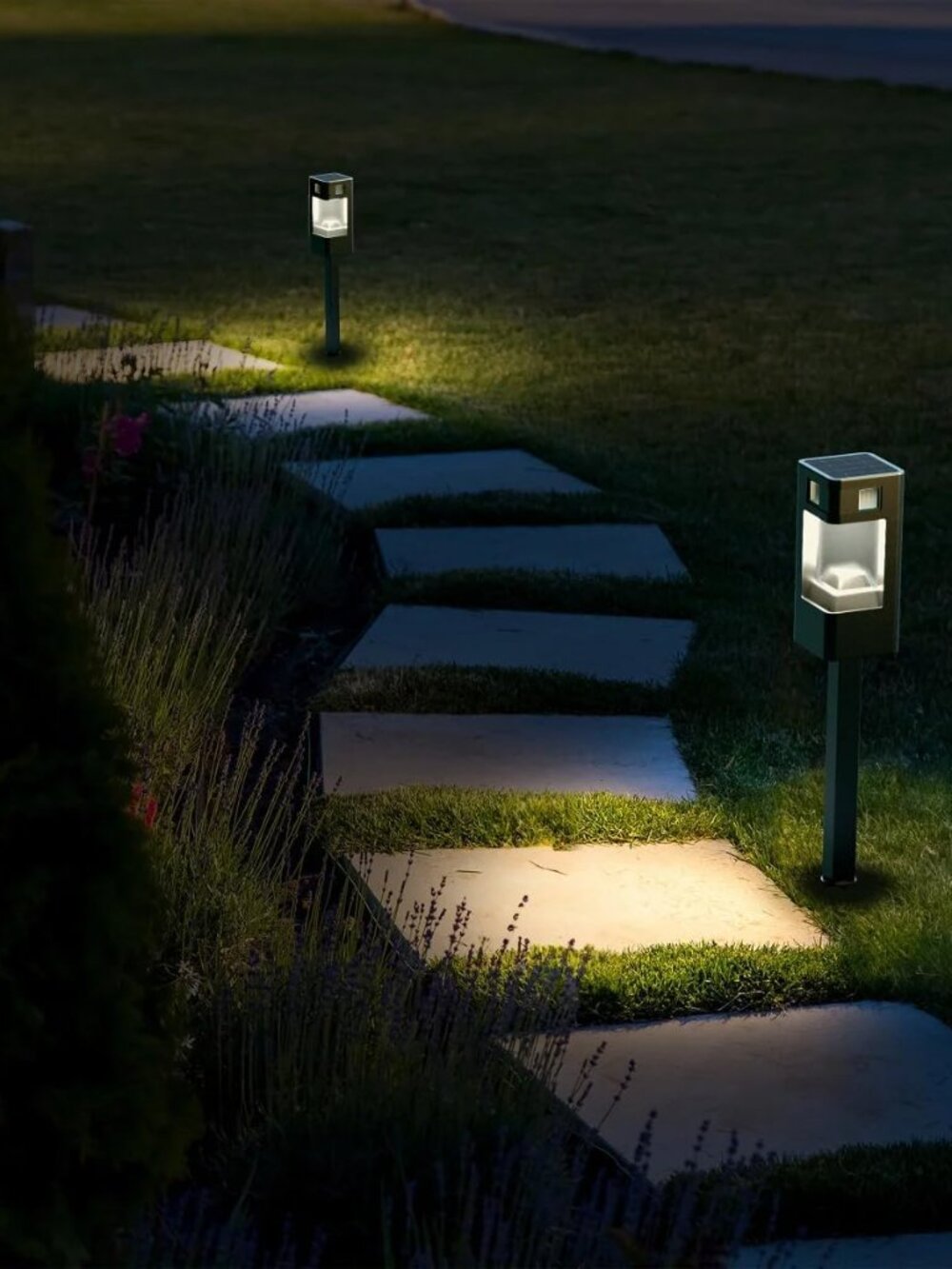 Infinity X1 Solar Path & Motion Security Lights 2-Pack –500 Lumens – Outdoor LED